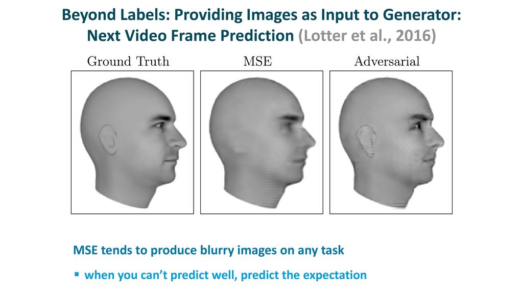 MSE v/s Adversarial appraoch