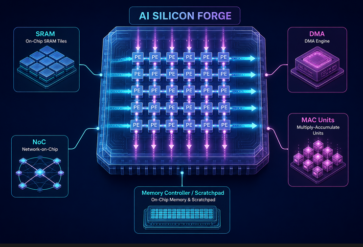 Thumbnail for D09 - MAC-Forge: Systolic Array Based AI Accelerator