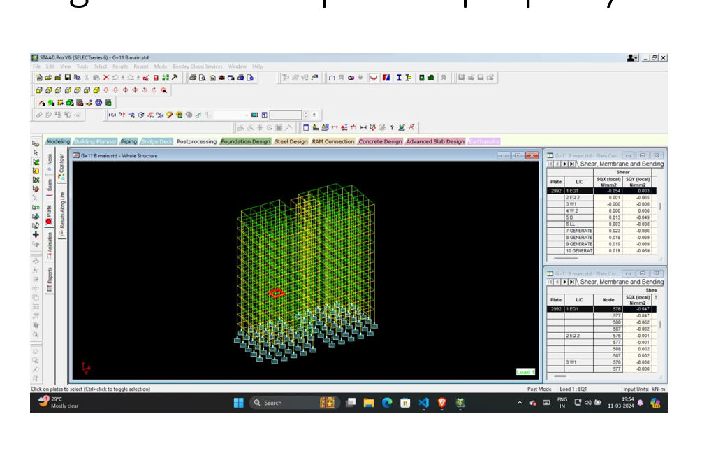 Thumbnail for Design and Analysis of multi-storey buildings using STAAD Pro